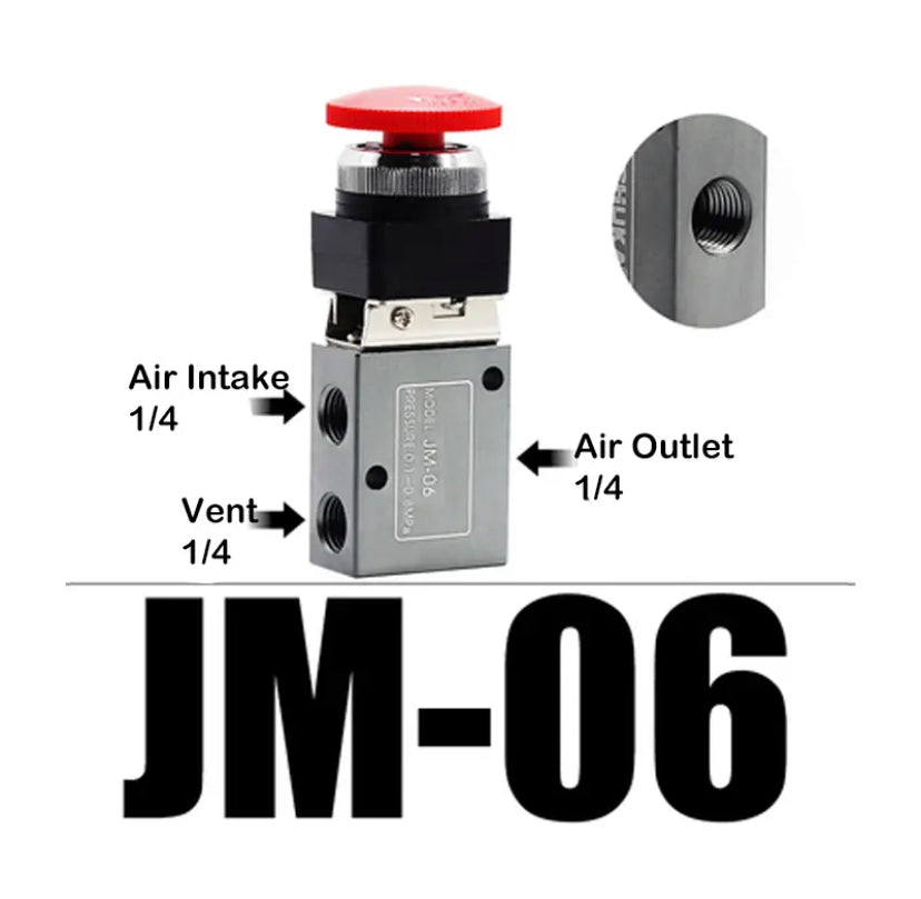 JM-05 JM-06 JM-06A JM-07 Manual Switch Control Pneumatic Valve Two-position Three-way Mechanical Valves