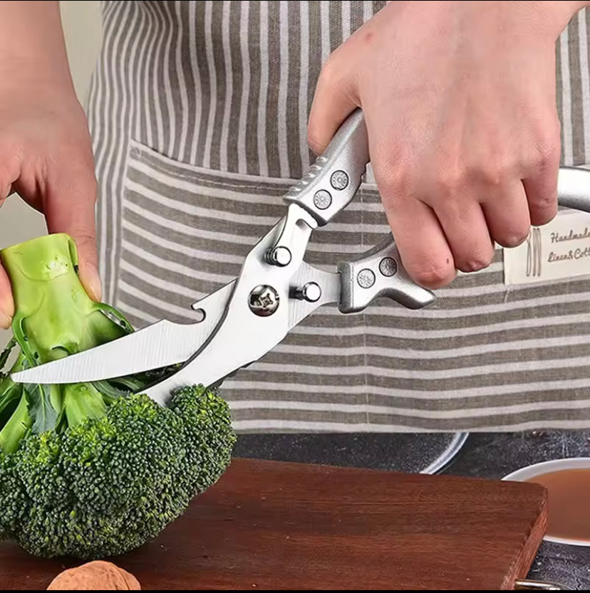 Heavy Duty Kitchen Scissors Meat Fruit Boning Fishing Hunting Camping  Professional Stainless Steel Chicken Bone Kitchen Shears