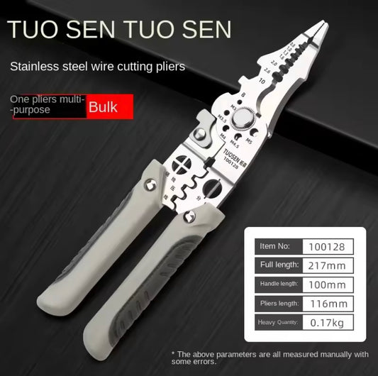 Multifunctional Electrician Pliers for Wire Splitting and Stripping Specialized Pliers for Electricians