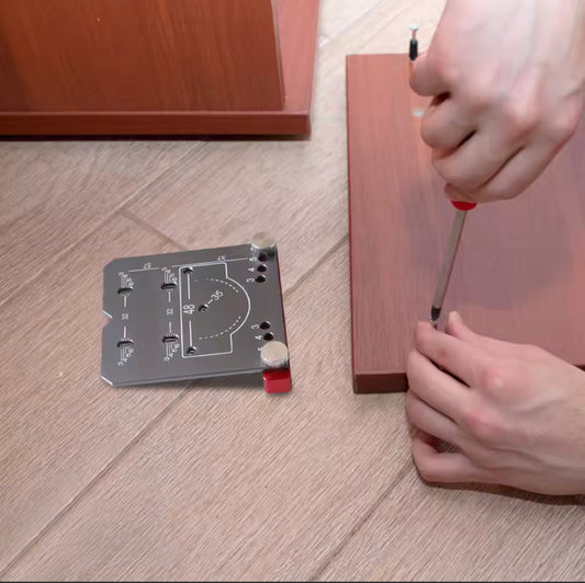 35mm Hinge Locator and Limit Frame Cabinet Door Hinge Jig Cabinet Hardware Jig Marking Template for Fast Accurate Drilling