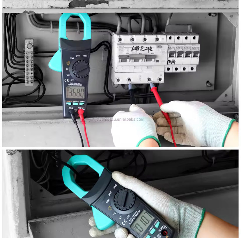 VC902 Multimeter Digital Ac Clamp Meter Ac Current True Rms Auto Ncv Digital Multimeter Clamp Meter Auto Range Ammeter