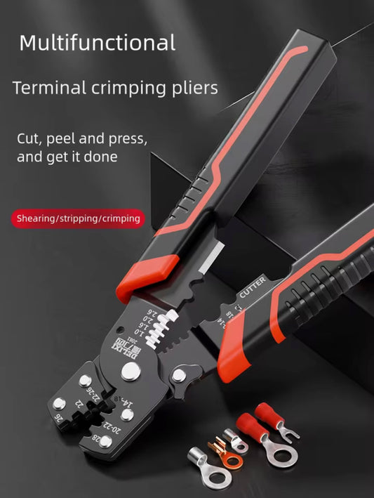 Multifunctional Crimping Pliers Stripping Pliers Wire Cutting Pliers OTUT Cold Compression Terminals Manual Crimping Pliers
