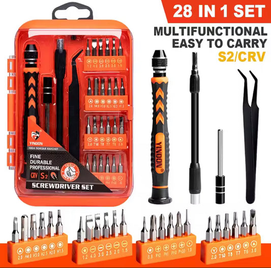 multifunctional Precision Screwdriver Set Magnetic 28 in 1 Repair Tool  suit  Screwdriver Set For Computer,Laptop,Phone Etc
