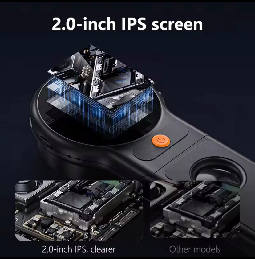 2-in-1 Handheld USB Digital Microscope 1000X Coin Microscope 2.8inch  Portable MicroCam for PC, Electronics Repair and Hobbyist