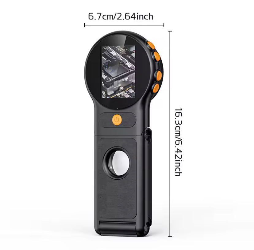 2-in-1 Handheld USB Digital Microscope 1000X Coin Microscope 2.8inch  Portable MicroCam for PC, Electronics Repair and Hobbyist