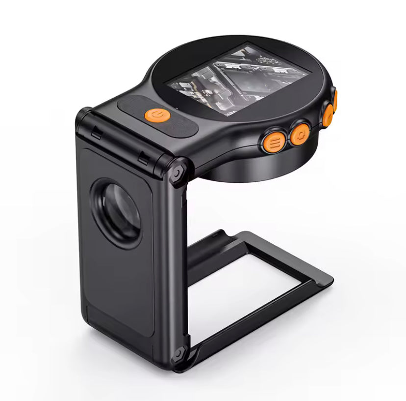2-in-1 Handheld USB Digital Microscope 1000X Coin Microscope 2.8inch  Portable MicroCam for PC, Electronics Repair and Hobbyist