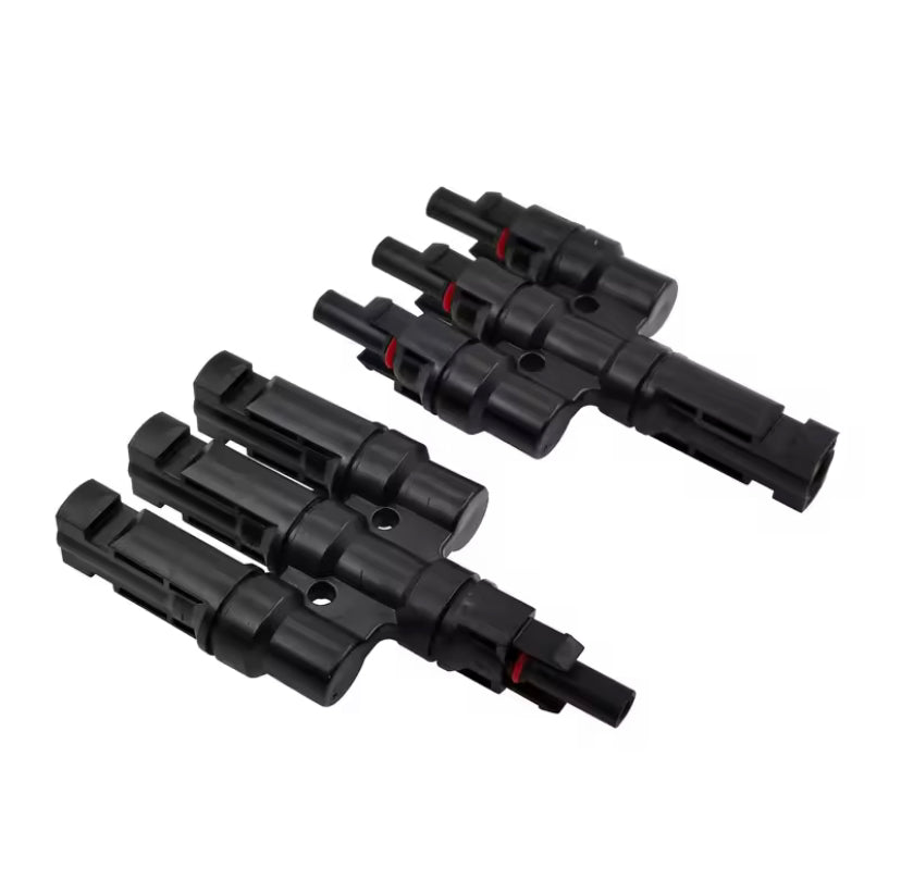 1 Pair T3 Male&Femal Branch PV Solar panel Cable Connectors 30A 1000V Electrical Photovoltaic Panel Wire  Connector