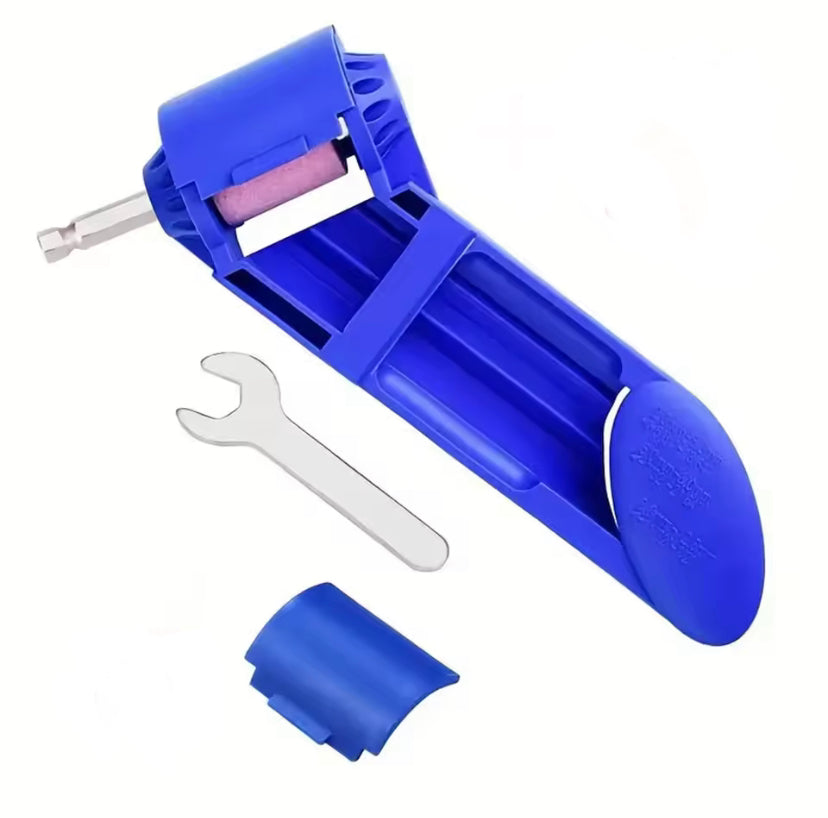 Portable Drill Bit Sharpener With Grinding Wheel For Quick And Easy Sharpening Of Nail Drill Bits, Sharp And Ready