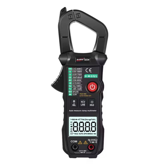 WinAPEX 8204 Digital Clamp Meter Full Automatic Range True RMS Precision Multimeter AC DC Voltage Current Temp Multimetro Meter