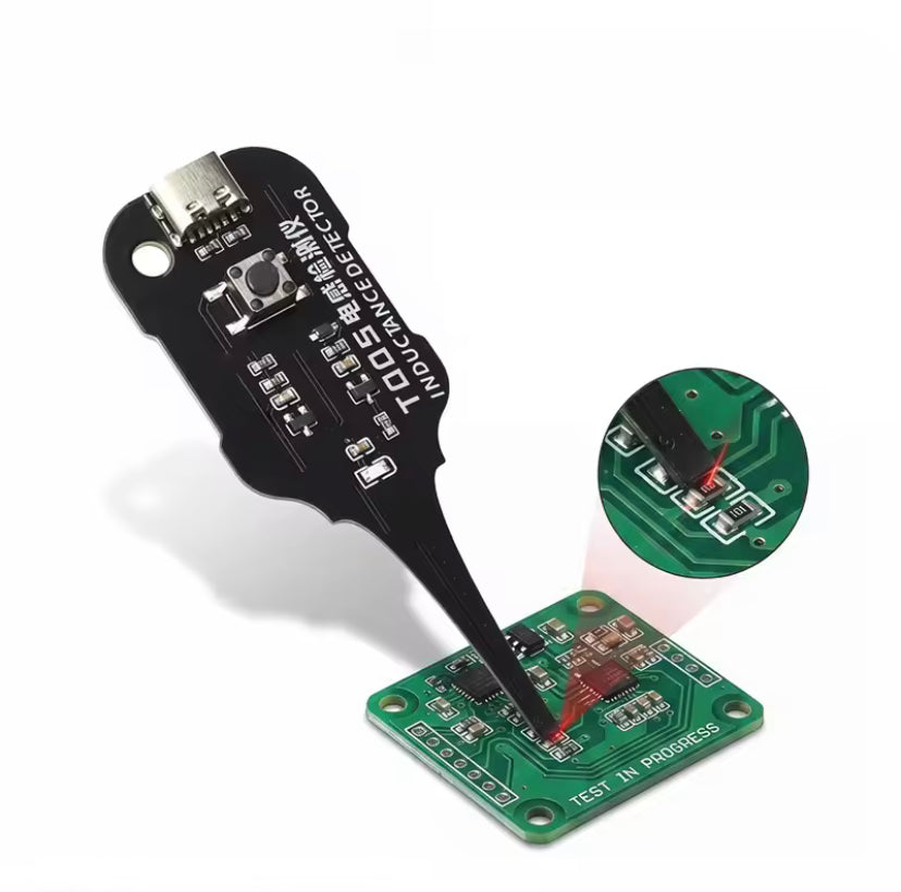 Mechanic DT-002 Inductance Tester Motherboard Coil Tester Inductor Detector Repair Tool C-TYPE USB Electromagnetic Induction Quick Fault Check Repair Tools