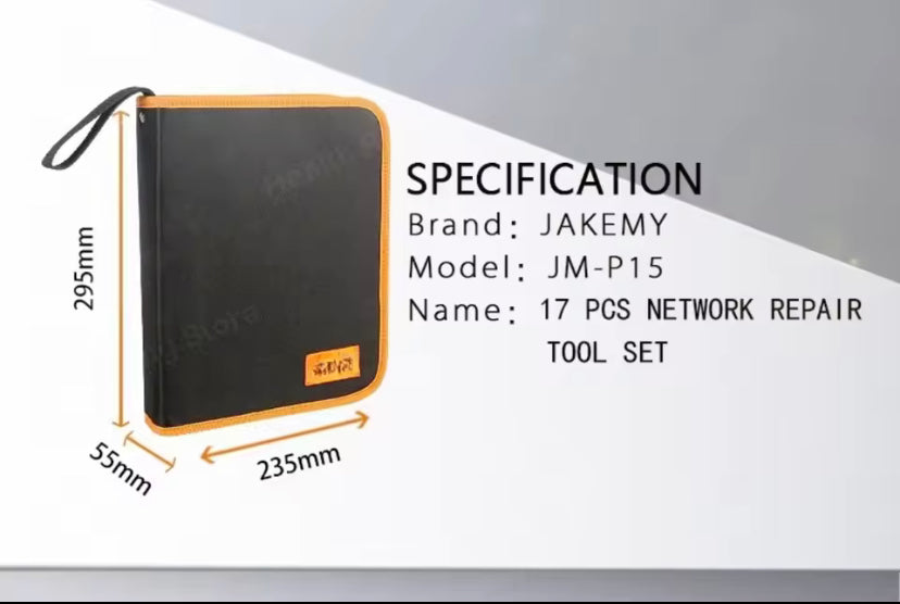 JM-P15 Electricians Network Screwdriver, DIY Repair Tool Set, Electrical Tool Kit, Soldering Iron Kit, Wholesale