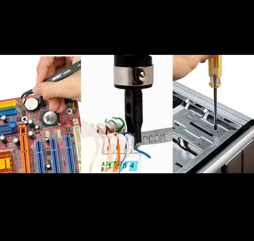JM-P15 Electricians Network Screwdriver, DIY Repair Tool Set, Electrical Tool Kit, Soldering Iron Kit, Wholesale