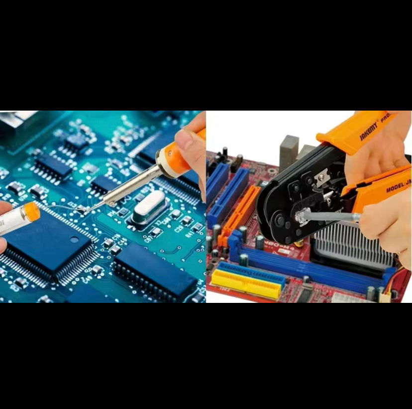 JM-P15 Electricians Network Screwdriver, DIY Repair Tool Set, Electrical Tool Kit, Soldering Iron Kit, Wholesale