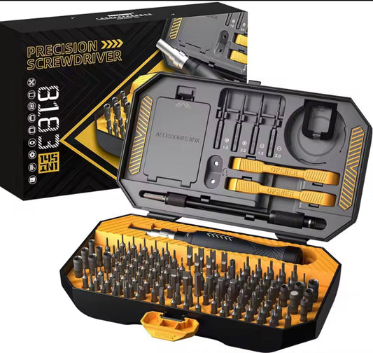 JAKEMY JM-8183 145 In 1 Precision Screwdriver Set Hex Phillips Magnetic CR-V Bits For iPhone PC Professional Repair Hand Tools