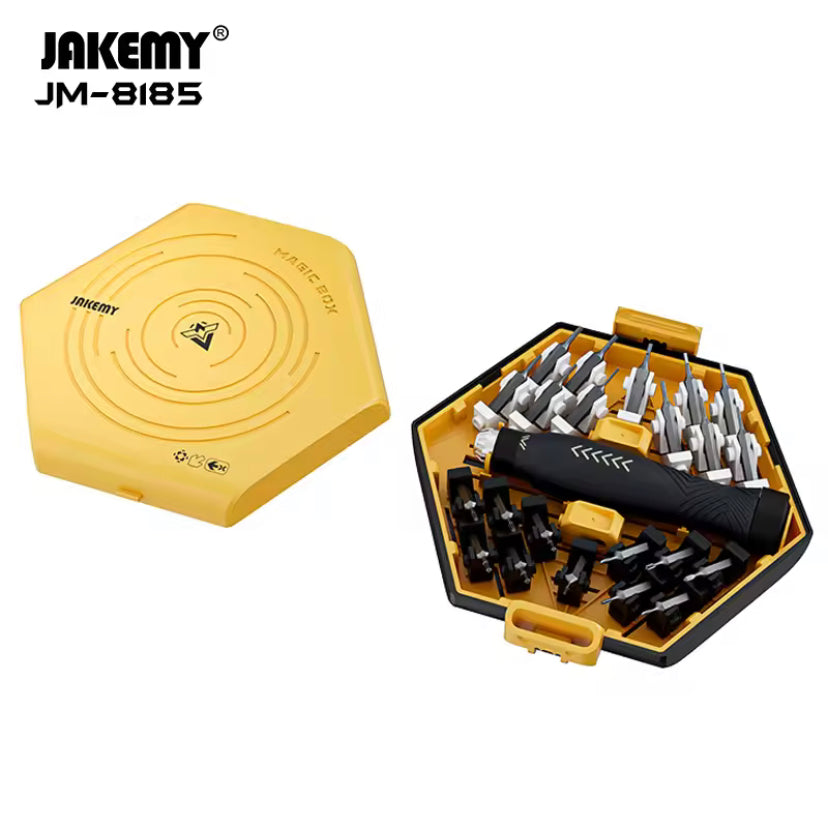 JAKEMY JM-8185 Precision Screwdriver Set Magnetic CR-V Bits for Mobile Phone Tablet Computer Repair Hand Tools