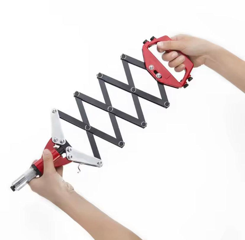 Heavy Duty Aluminium Tong Folding Riveting Hand Tool Rivet Gun Nut Hand Riveter