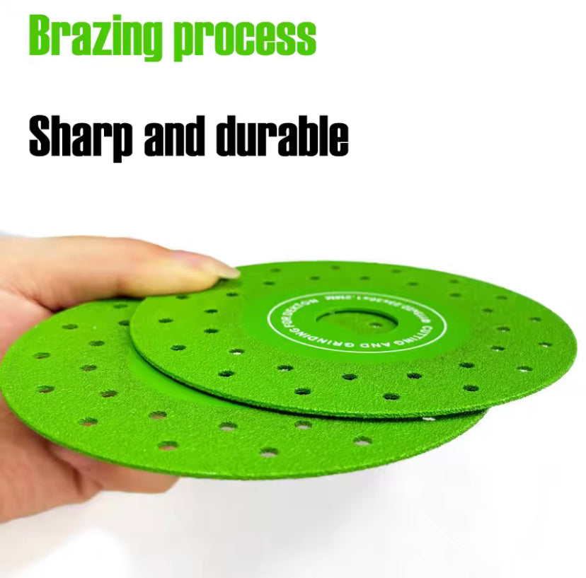 Brazed Diamond Saw Blade Cutting Grinding Disc for Marble Ceramic Glass Rock Plate Cutter Angle Grinder Accessories
