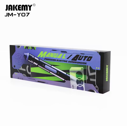 Jakemy Jm-Y07 Electrical Screwdriver Precision Electric Screwdrivers Cordless Usb Rechargeable Bespoke Home Repair Power Tools