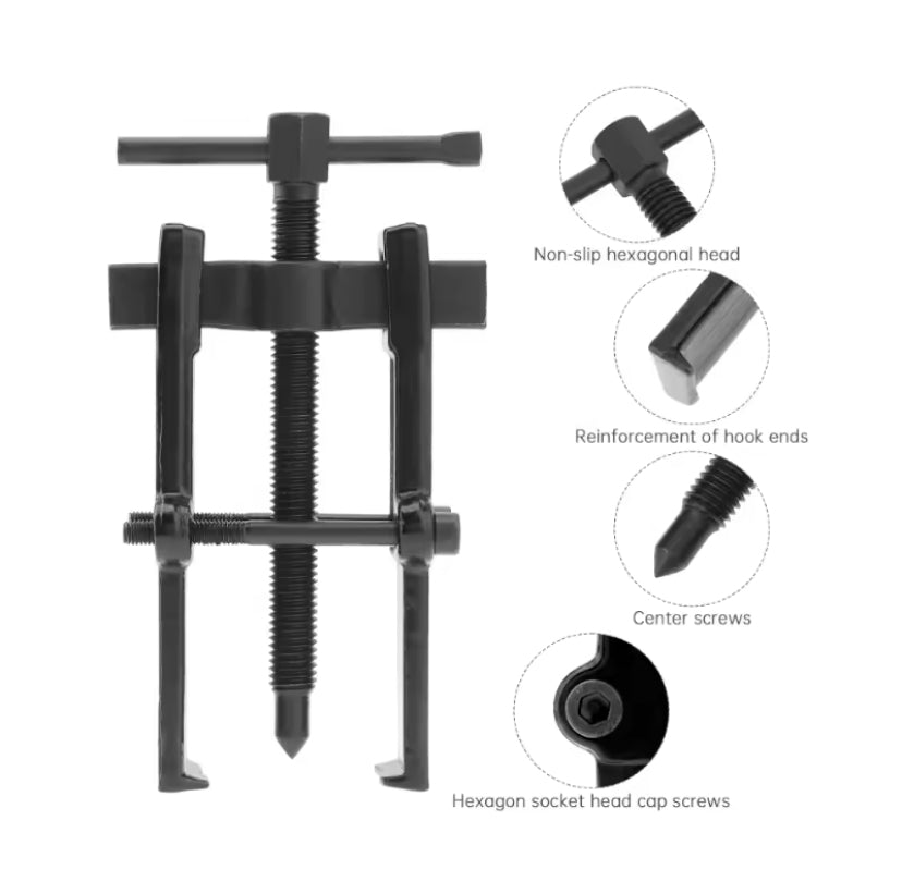 Durable 2-Jaw Rama Multi-functional High-carbon Steel Two Jaw Puller Labor-saving Separation Bearing Device Repair Tool