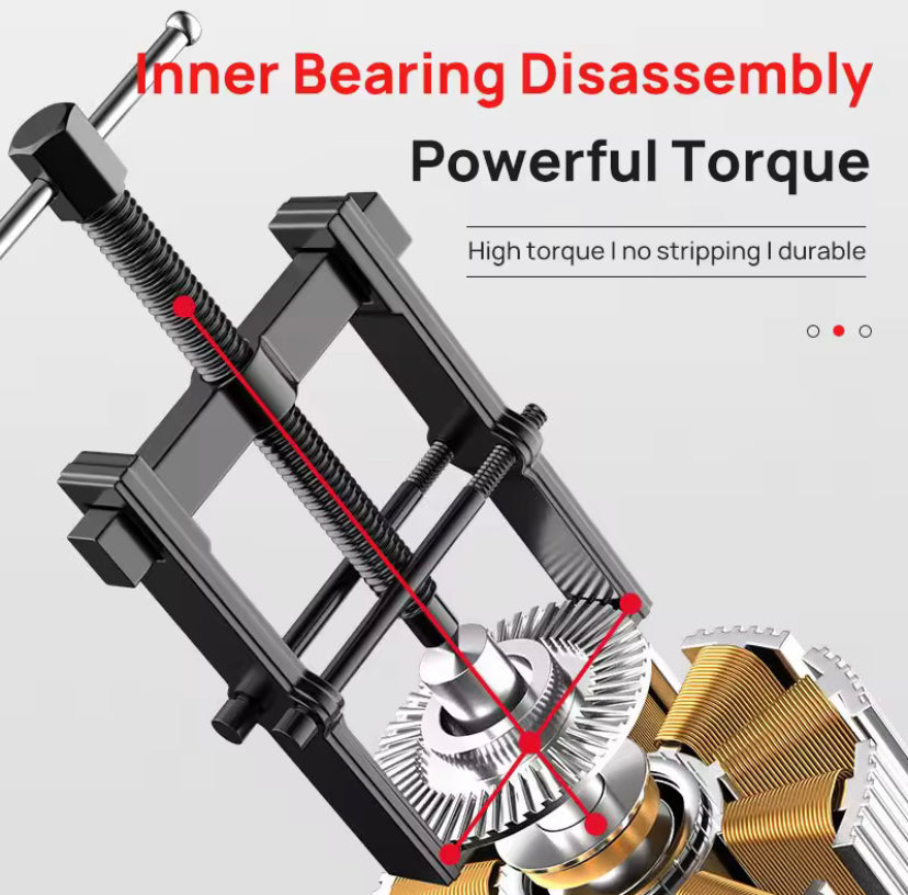 Durable 2-Jaw Rama Multi-functional High-carbon Steel Two Jaw Puller Labor-saving Separation Bearing Device Repair Tool