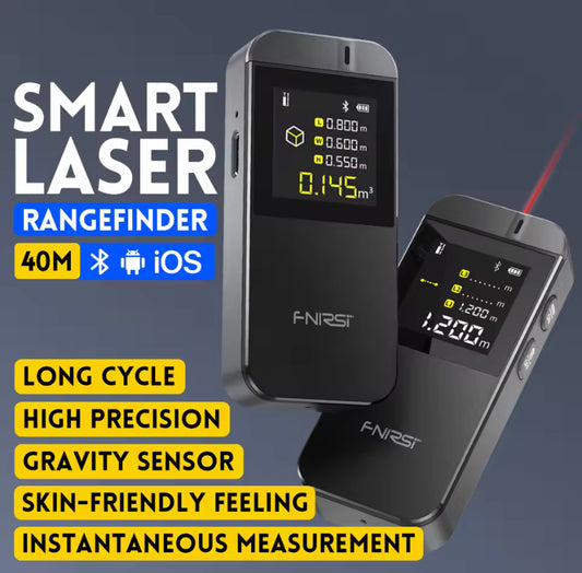 FNIRSI IR40 Digital Laser Tape Measure 40M Laser Rangefinder Accurate Distance Meter Construction Roulette Android IOS APP