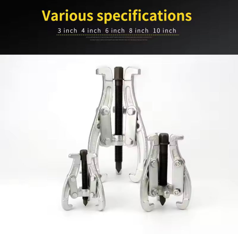 3" 4" 6" inch Heavy Duty Three-jaw Puller 3 Legs Bearing Removal Tool Hub Auto Gear Puller Triangle Small Puller