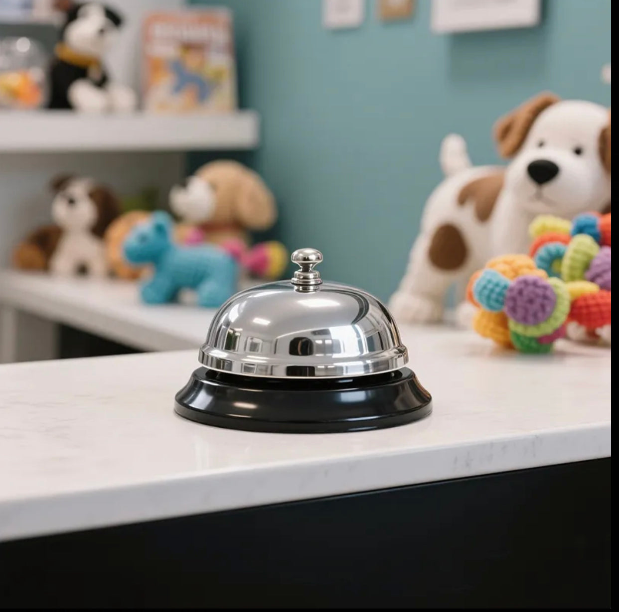 2 PCS Stainless Steel Counter Service Bell, Loud and Clear Ring, Hotel Reception, Restaurant, Kitchen, Store, School