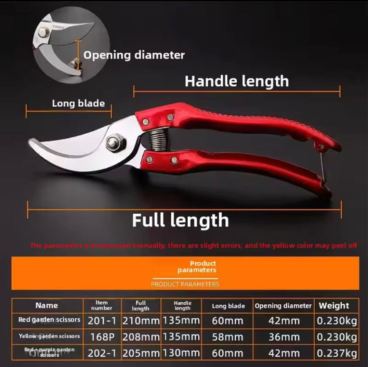 8-Inch Ideal Pocket Gardening Scissors Pruning Branches Leaves Fruit Picking Hand Tools Animal Toe Nail Scissors Goat Hoof Trimmers for cattle Hoof Care Tool for Livestock Grooming