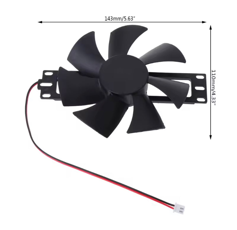 DV 18V Plastic Brushless Fan Cooling Fan For Induction Cooker , Electric Stove Repair Accessories