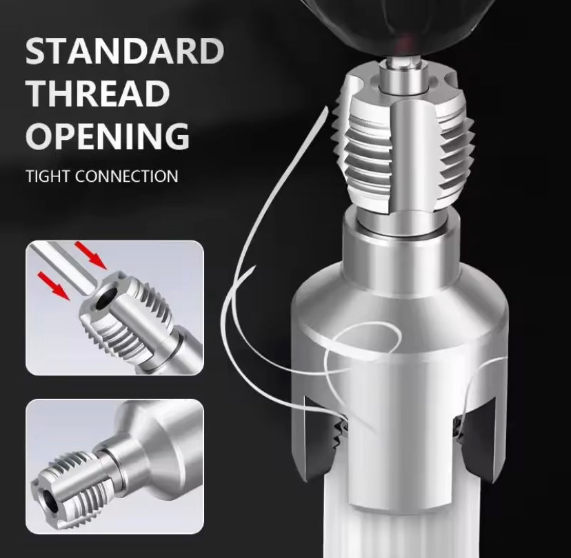 Electric Drill PVC Pipe Threader Kit 3/4 Inch Internal External Thread Cutter Tool Plumbing Repair for PVC Pipe DIY