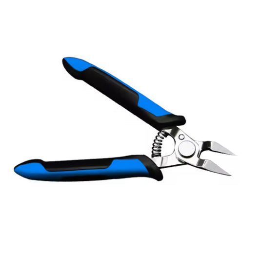 Precision Cutting Pliers 5'' Inch Micro Shears Newest Upgraded Electrical Wire Stripper Diagonal Pliers