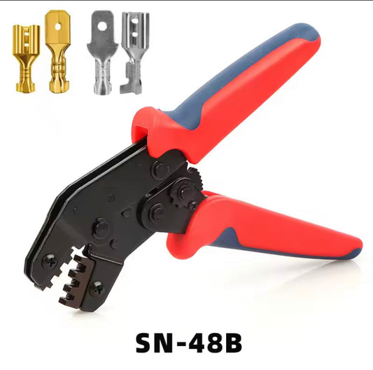 SN-48B Crimping Plier TAB 2.8/4.8/6.3 Plug Type Terminals Crimper Tools For Spade Terminals Electrical Clamp Kit