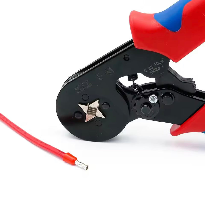 Terminals Hand Crimping Pliers 6-4 6-6  0.25-10mm² 23-7AWG 0.25-6mm² 23-10AWG Electrical Wire Ferrule Crimping Pliers Hand Tools