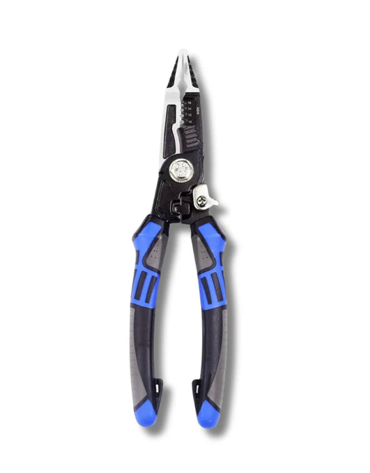 YTH ME11 9-In-1 Multi-Functional Wire Stripper – 8" Wire Stripping, Cutting & Crimping Tool For Electric Cable Work