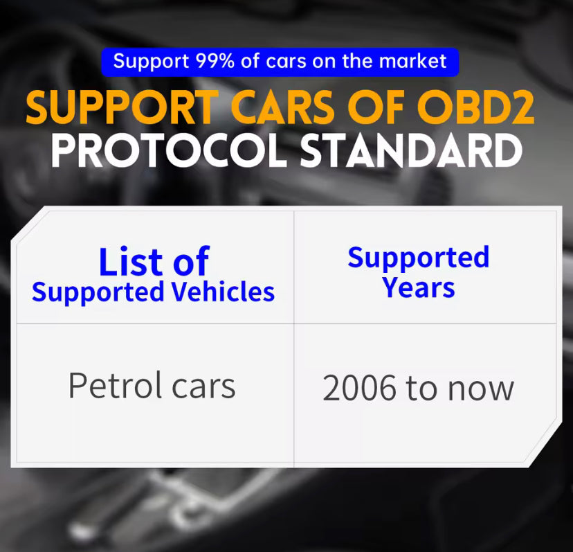 FNIRSI FD10 Car OBD2 Scanner 
Code Reader Clear Error OBD Diagnostic Tool IOS Android BluetoothV5.1 Check Engine Light Car Repair
