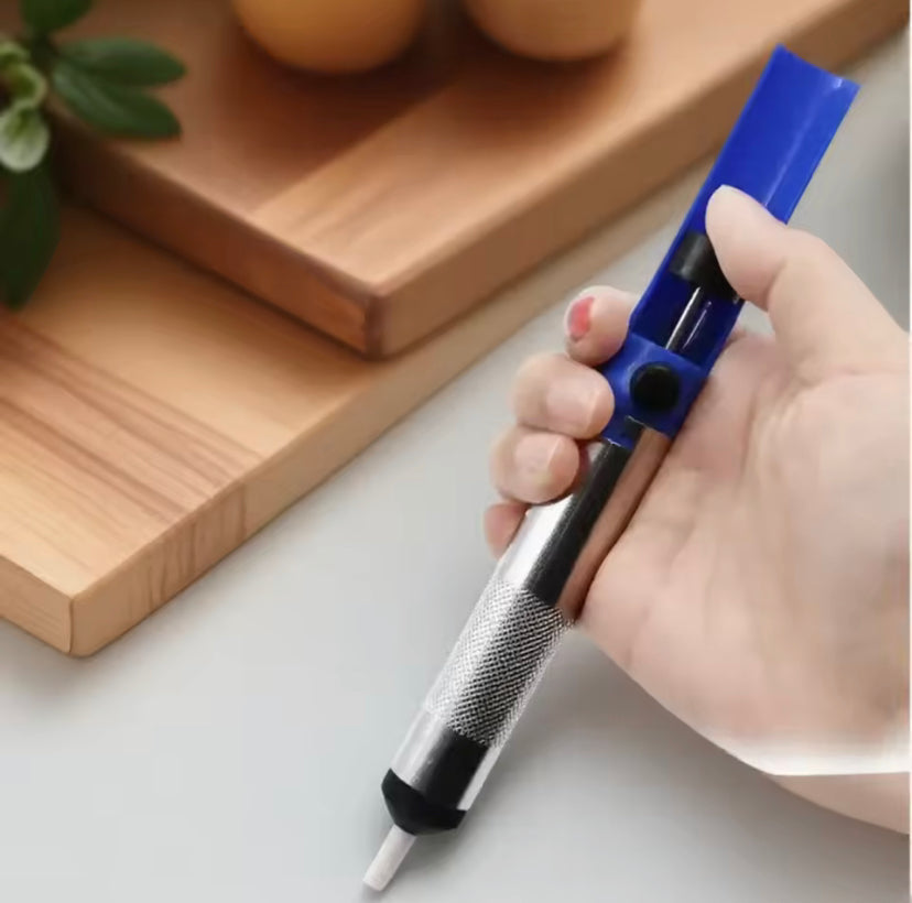 Aluminium Desoldering Suction Pump Tool Solder Sucker Suction Tin Pen Removal Device Blue Vacuum Soldering Iron Desolder