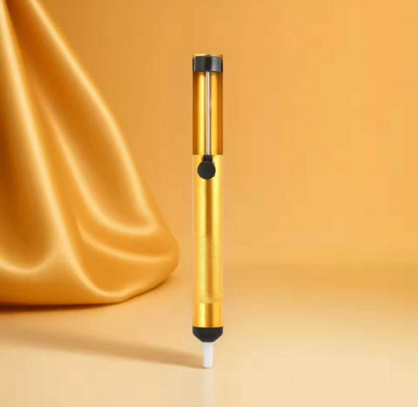 Aluminium Desoldering Suction Pump Tool Solder Sucker Suction Tin Pen Removal Device Blue Vacuum Soldering Iron Desolder