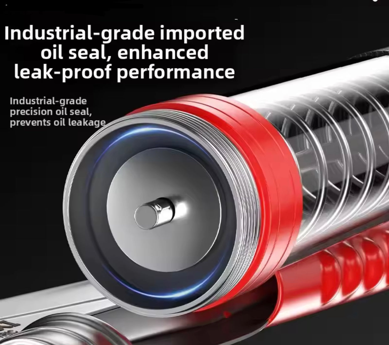 PRIDE 400cc Manual Grease Gun High Pressure Lubrication Tool Single Rod Automotive Grease Injector Syringe for Oil And Car Lubrication SUV Trucks with Flexible Extension Hose