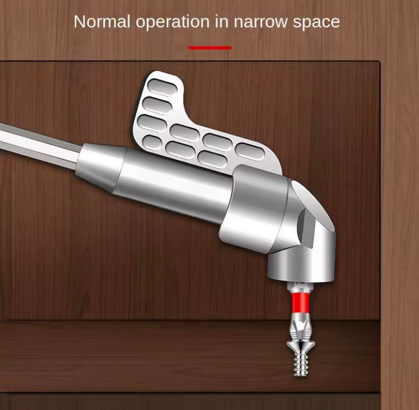 105 Degree Handle Turning Screwdriver Joint Sleeve Multifunctional Corner Tool Screwdriver Head Turning Universal Joint