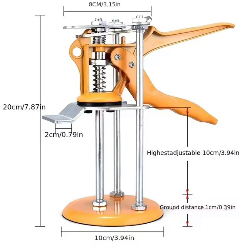 1-piece ceramic tile locator, manual lifting tool jack, height adjuster, ceramic wall leveling adjuster, construction arm lifter