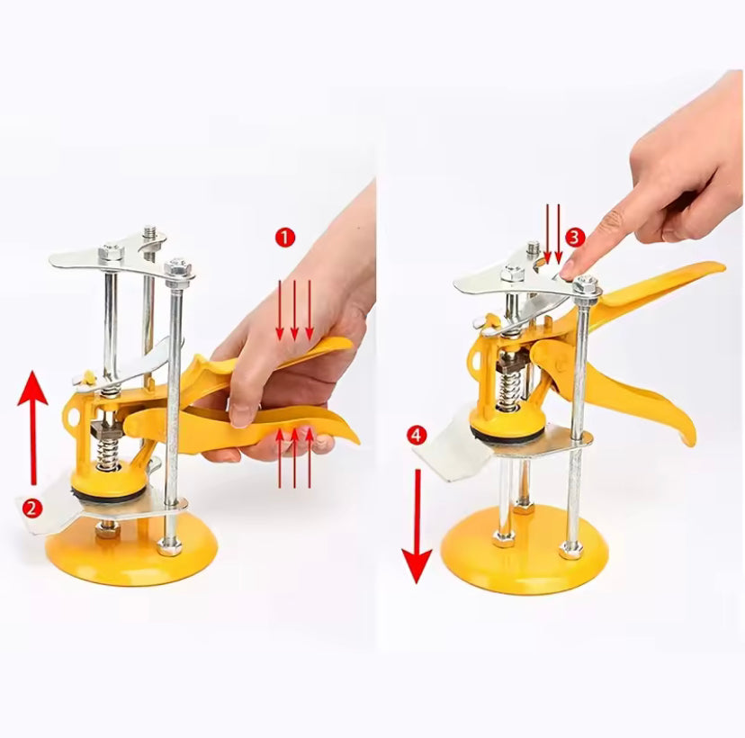 1-piece ceramic tile locator, manual lifting tool jack, height adjuster, ceramic wall leveling adjuster, construction arm lifter