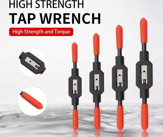 1PC Adjustable Tap Wrench Handle for M1-M8~M9-M27 Metric Taps Superhard High Carbon Steel Tap Reamer Hand Threading Tools