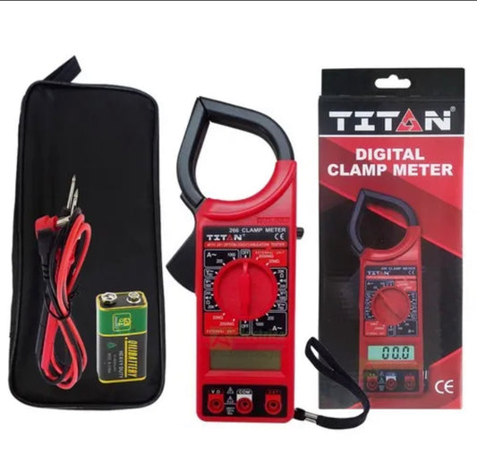 Digital Clamp Multimeter DT266 Professional Clamp Meter AC DC Voltage 1000V Current Voltage Tester Multimeter AC Ampere