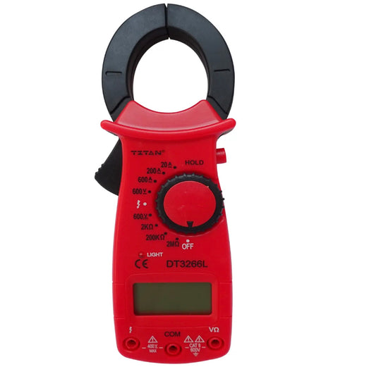 DT-3266L Digital Amper Clamp Meter Multimeter Current Clamp Pincers Voltmeter Ammeter 600A AC