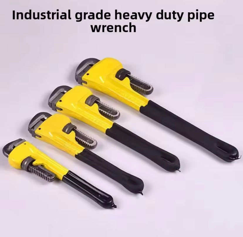 Multi-Purpose Pipe Pliers Self-Tightening Pliers Labor-saving Water Pipe Pliers Water Pipe Black&Yellow Hand Tools Universal