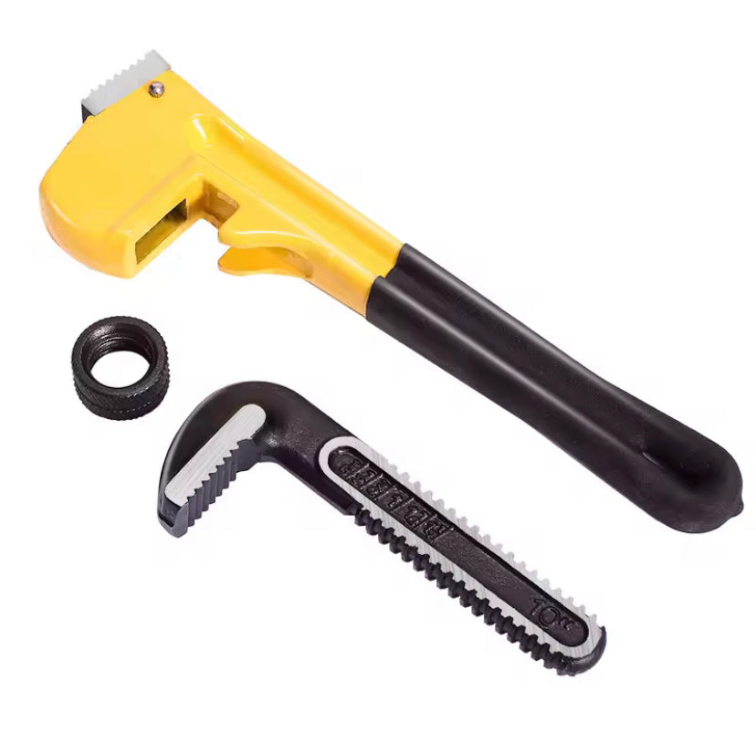 Multi-Purpose Pipe Pliers Self-Tightening Pliers Labor-saving Water Pipe Pliers Water Pipe Black&Yellow Hand Tools Universal