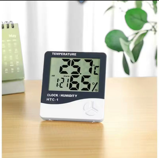 LCD Digital Thermometer Hygrometer Indoor Room Electronic Temperature Humidity Meter Sensor Gauge Weather Station For Home