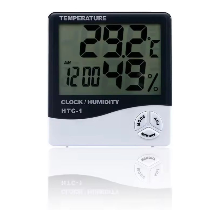 LCD Digital Thermometer Hygrometer Indoor Room Electronic Temperature Humidity Meter Sensor Gauge Weather Station For Home