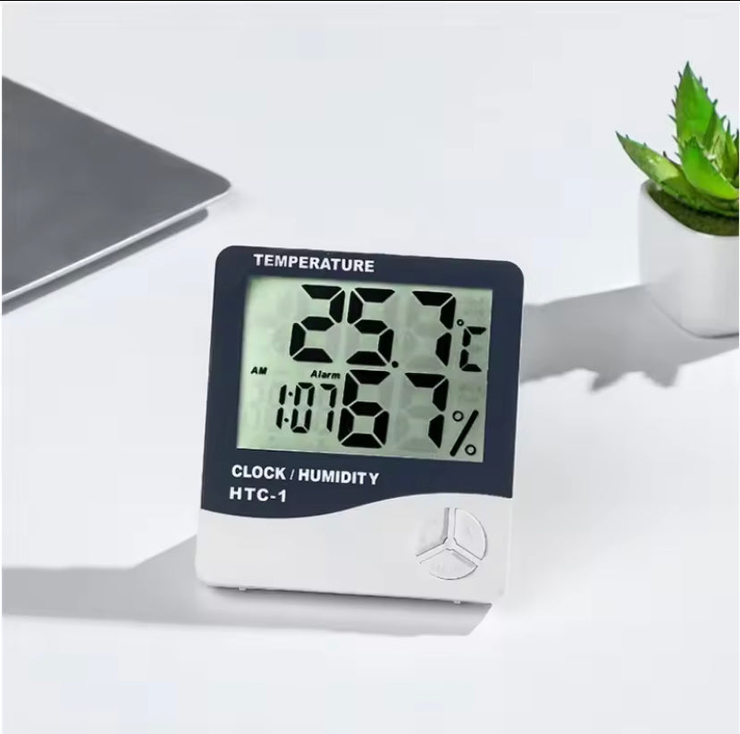 LCD Digital Thermometer Hygrometer Indoor Room Electronic Temperature Humidity Meter Sensor Gauge Weather Station For Home