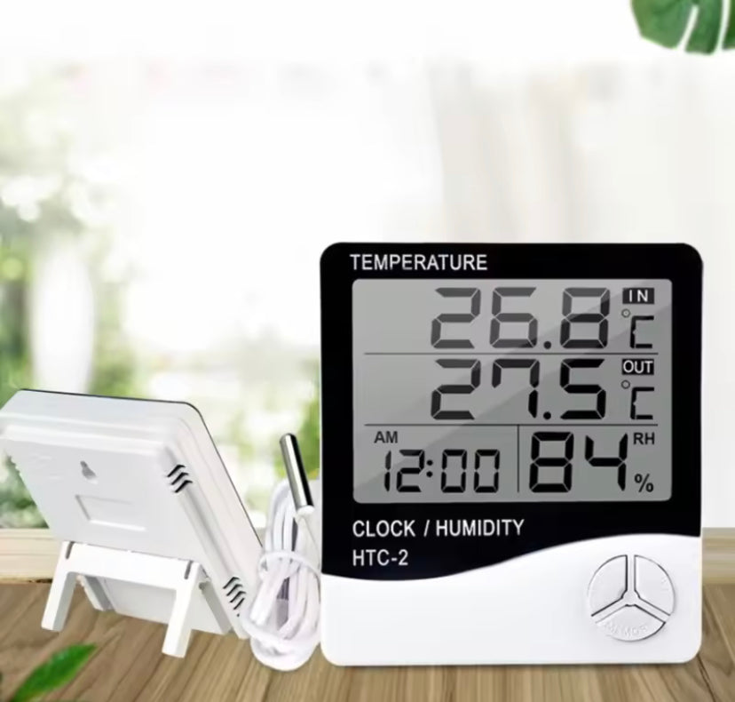 LCD Digital Thermometer Hygrometer Indoor Room Electronic Temperature Humidity Meter Sensor Gauge Weather Station For Home